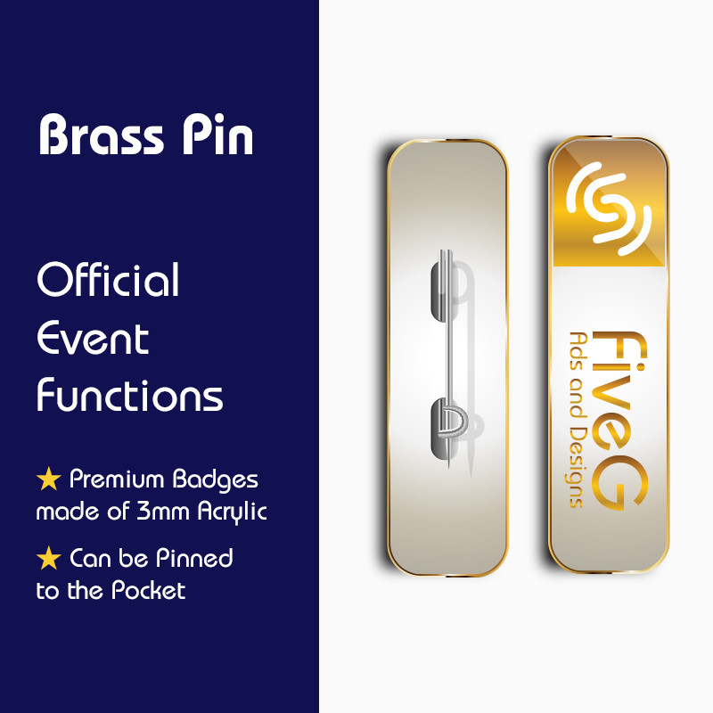 Brass Metal Badges