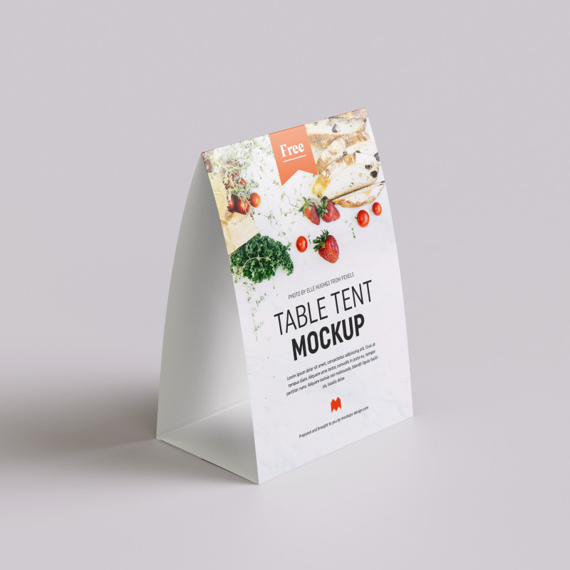 Tent Card Menu